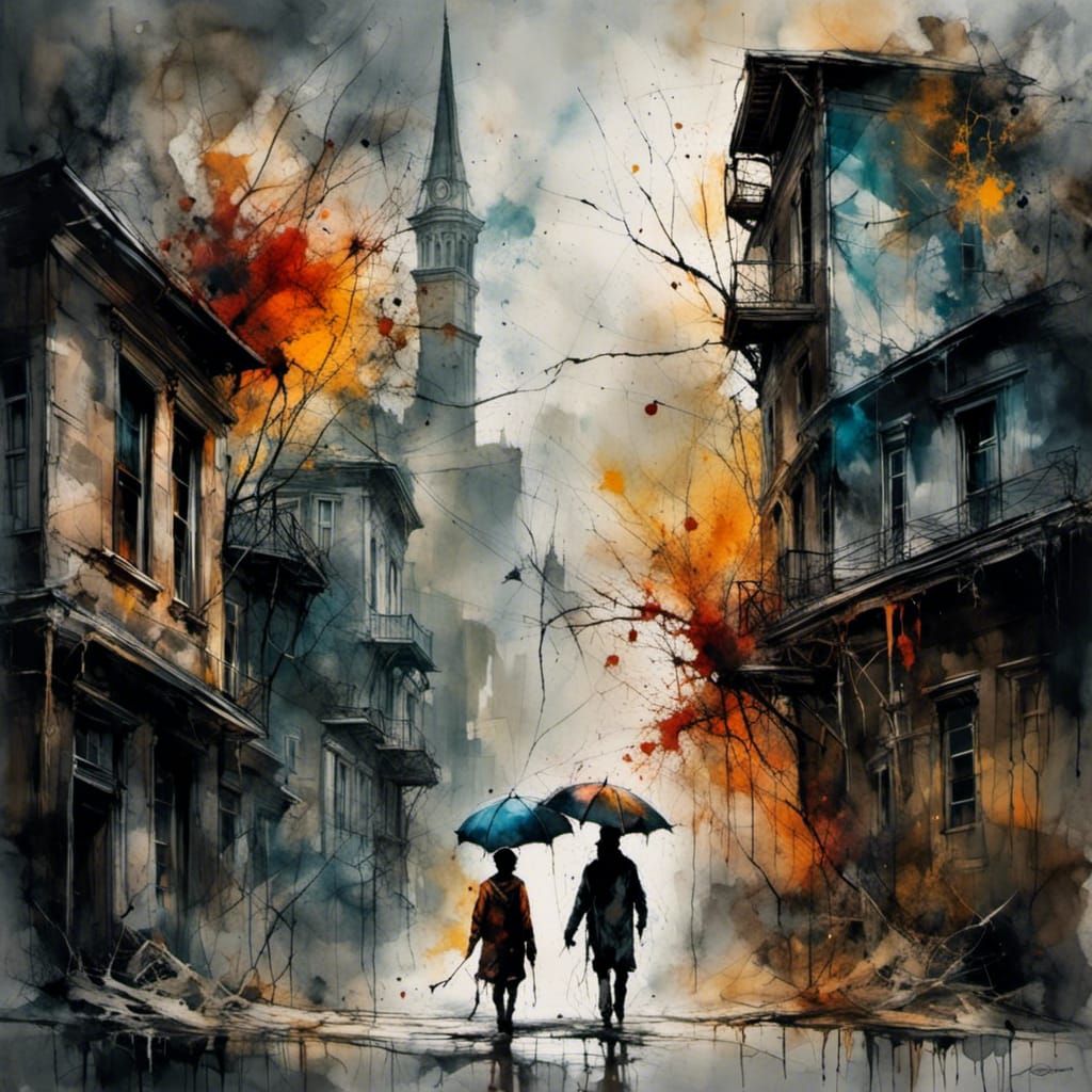 San Francisco Street Art with Graffiti Elements