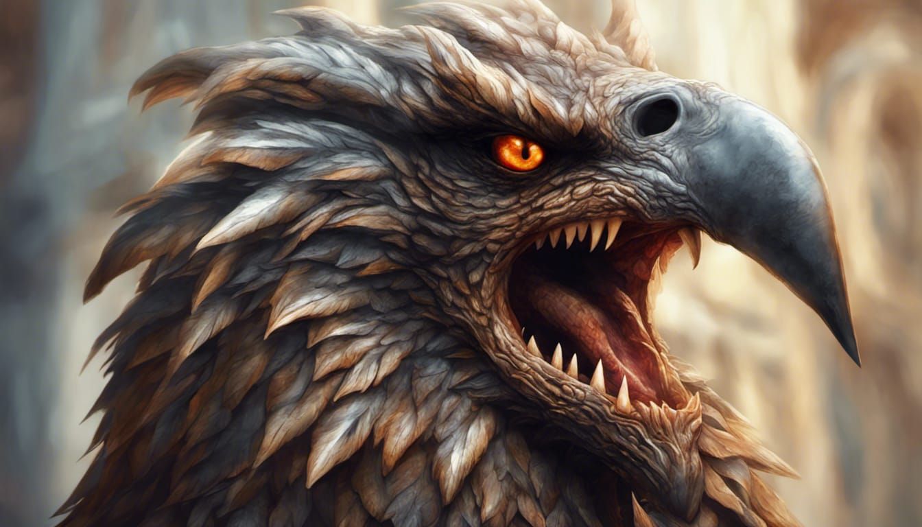 Harpy garou screaming