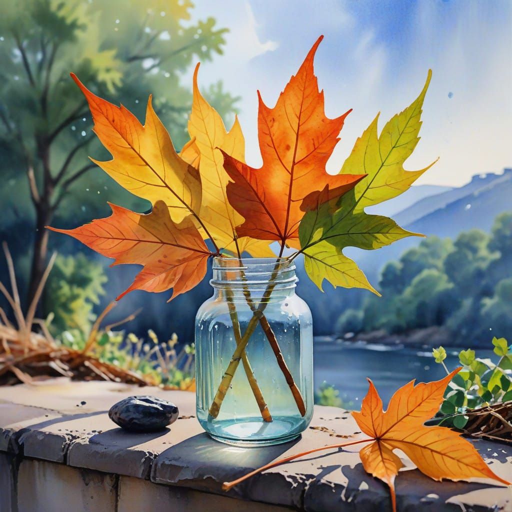 Fleeting Memories Fade to Watercolor