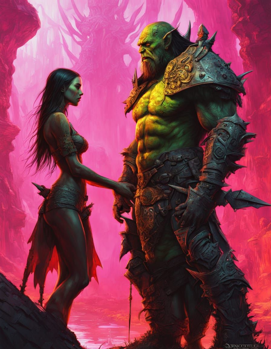 Love in a Neon Dreamscape