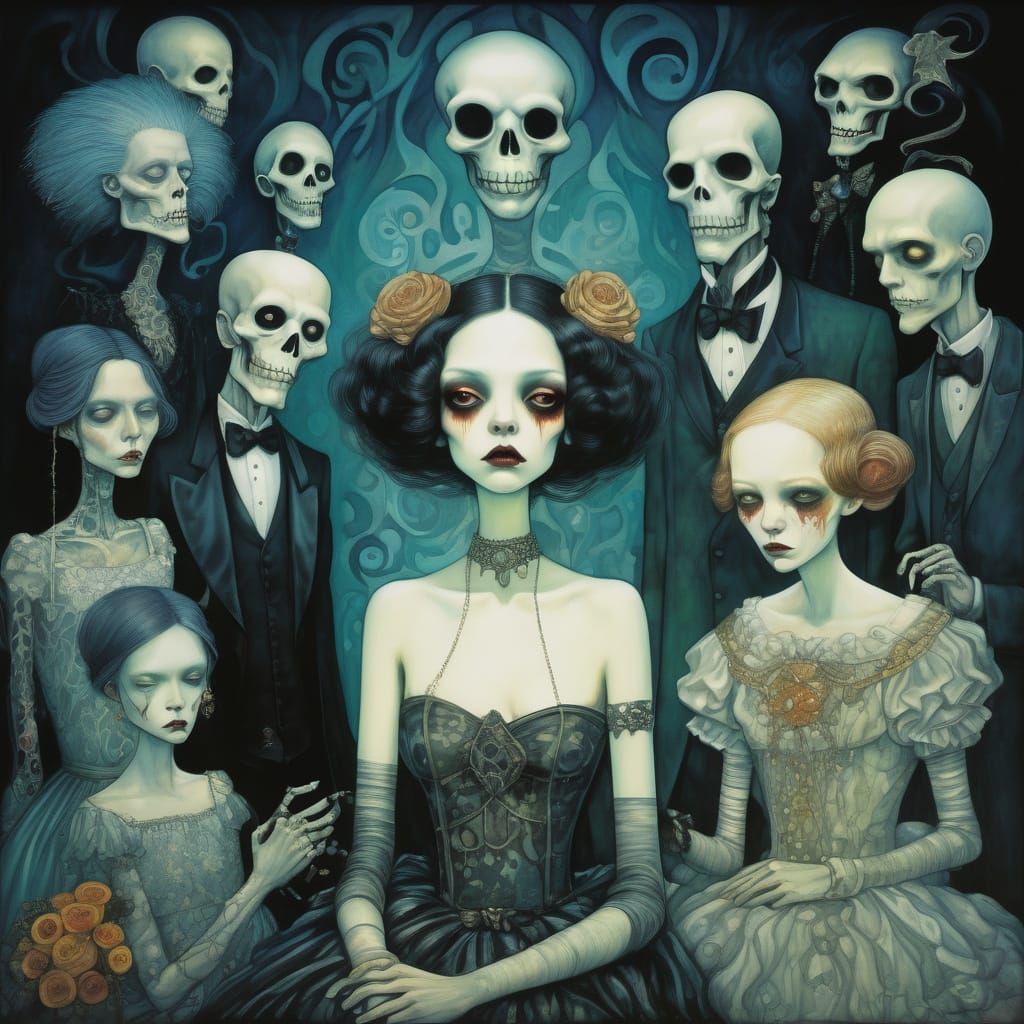 Undead Prom Night With Gothic Artistry
