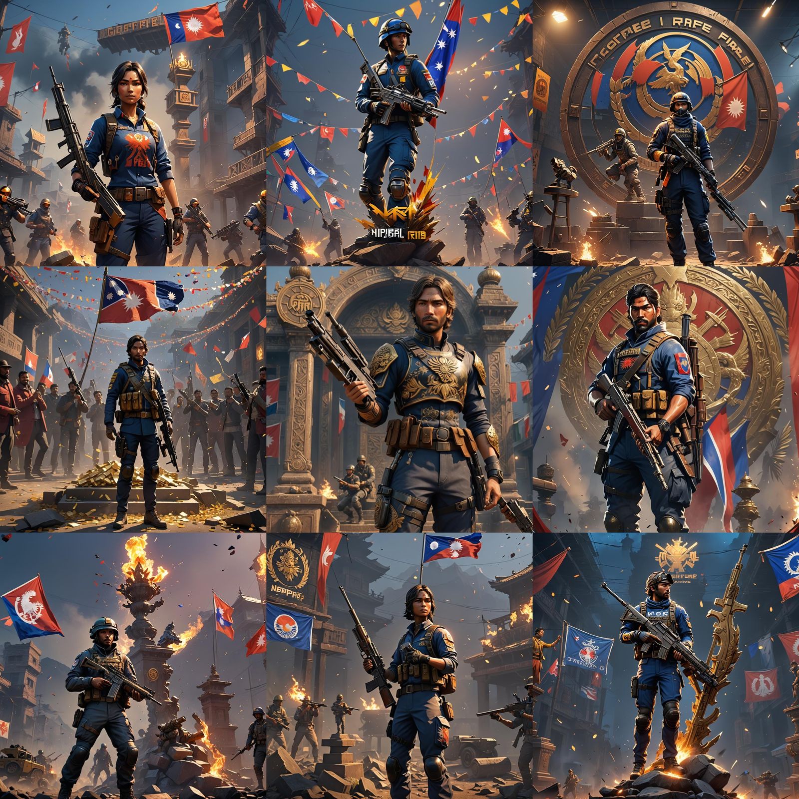 Free Fire Championship eSports Tournament Banner