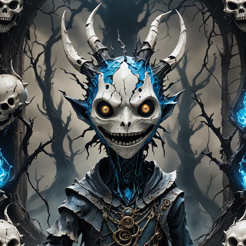 Demonic Porcelain Mimikyu Concept Art