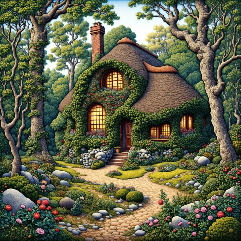 Heart Cottage in the Woods