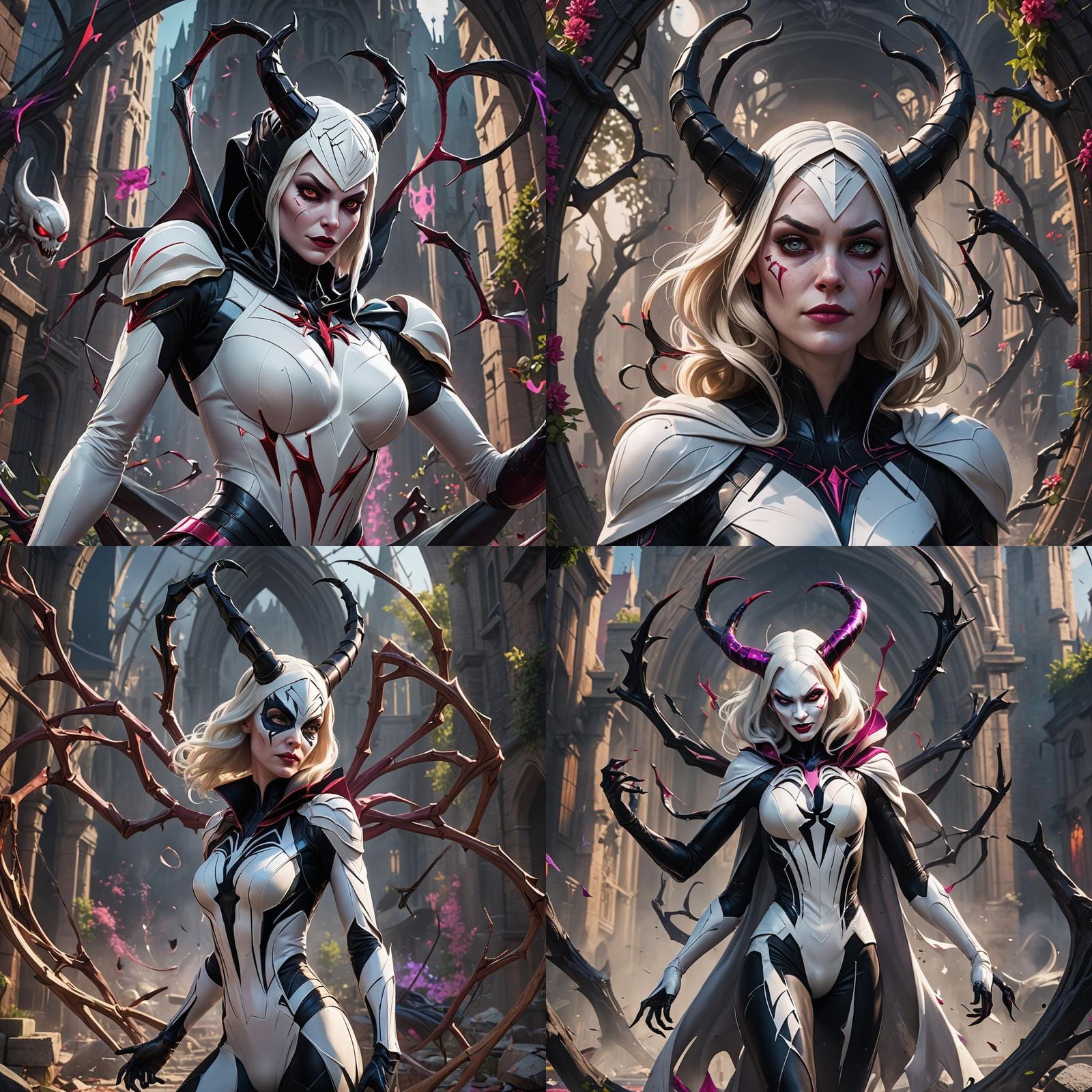 Maleficent Spider Gwen Fantasy Concept Art