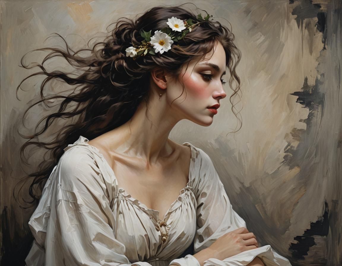 Longing for a Dark Body: Portrait in Mixed Styles