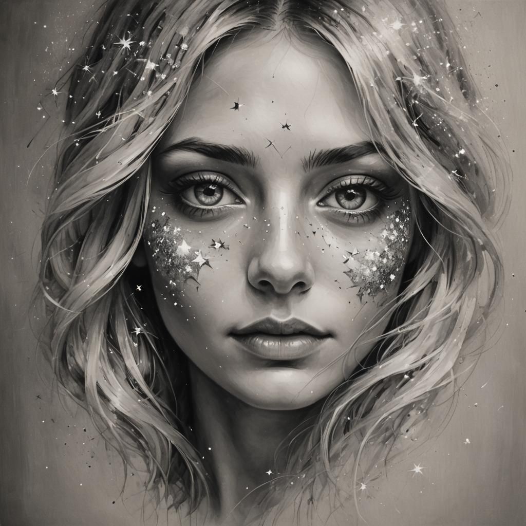 Abstract Portrait of Hidden Identity