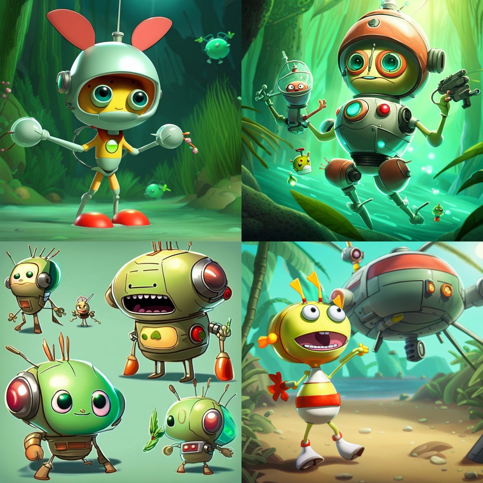 Sandy Cheeks' Jungle Escape from Plankton