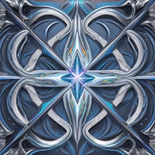 Abstract Flames on Cosmic Psychedelic Background