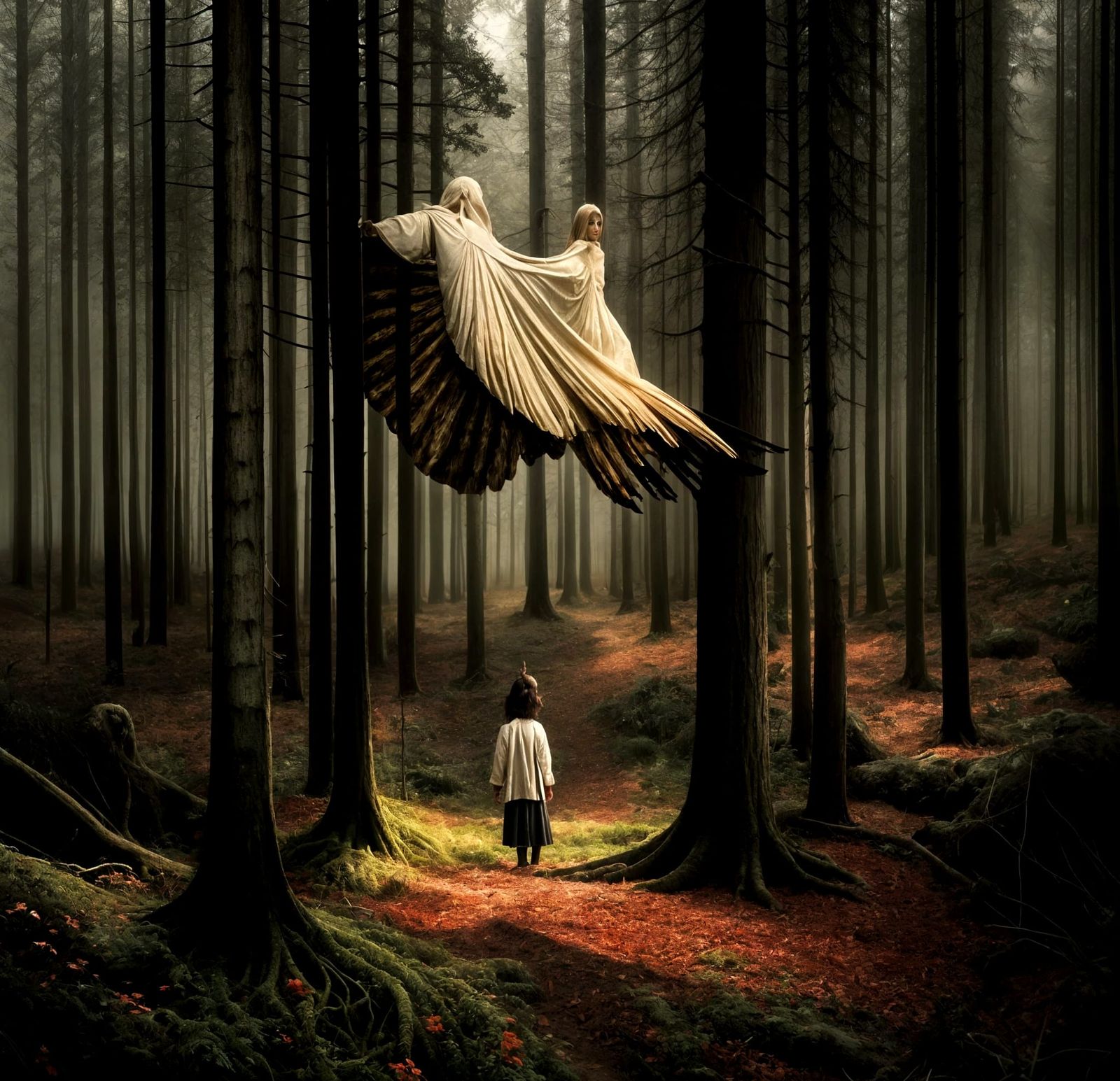 Toxic Forest with Mutant Animals: Surreal Dark Fantasy