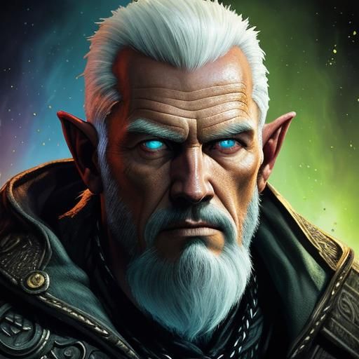 Max Headroom in Middle Earth: Hyperrealistic Concept Art