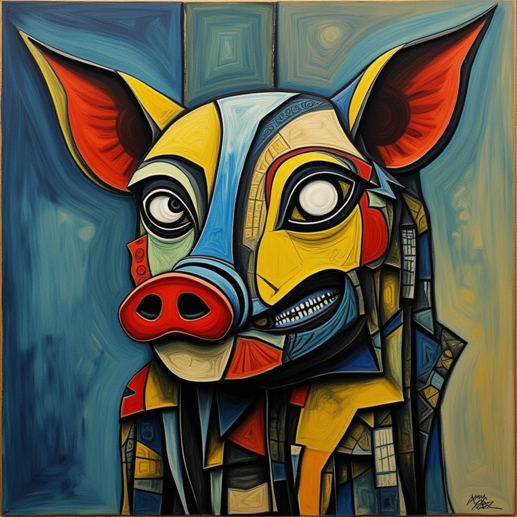 #1 If Picasso painted a pig (which he never did)... here it ...