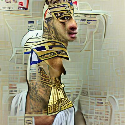 Majestic Pharaoh Portrait from Ancient Egypt