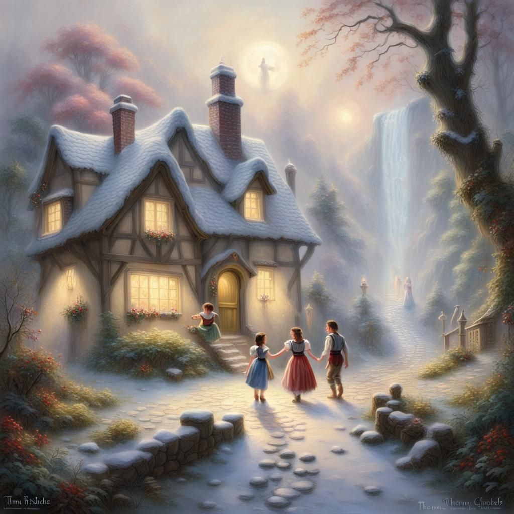 Hansel and Gretel's Ethereal Fantasy Confrontation