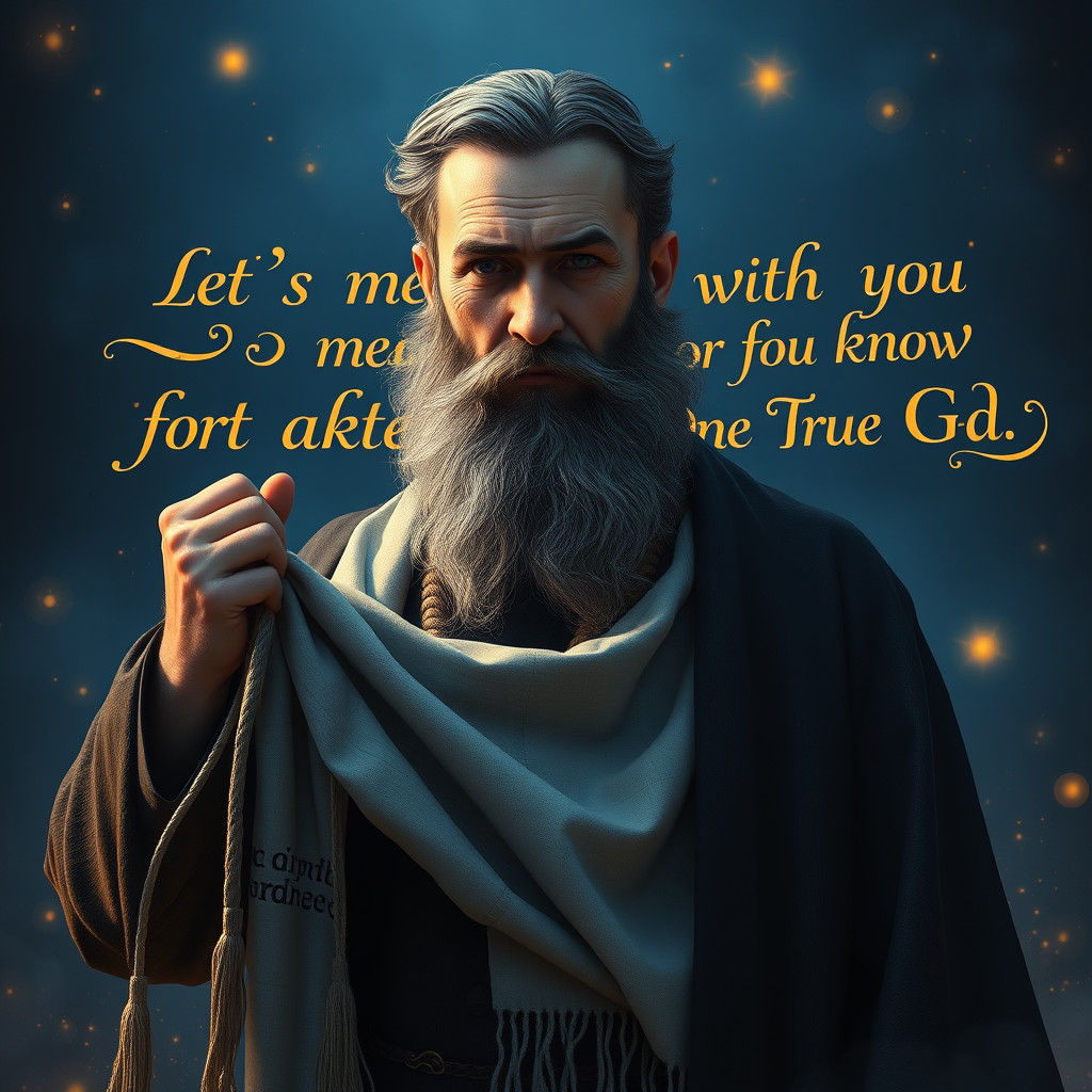 Rabbi in Dreamscape: Fantasy Concept Art