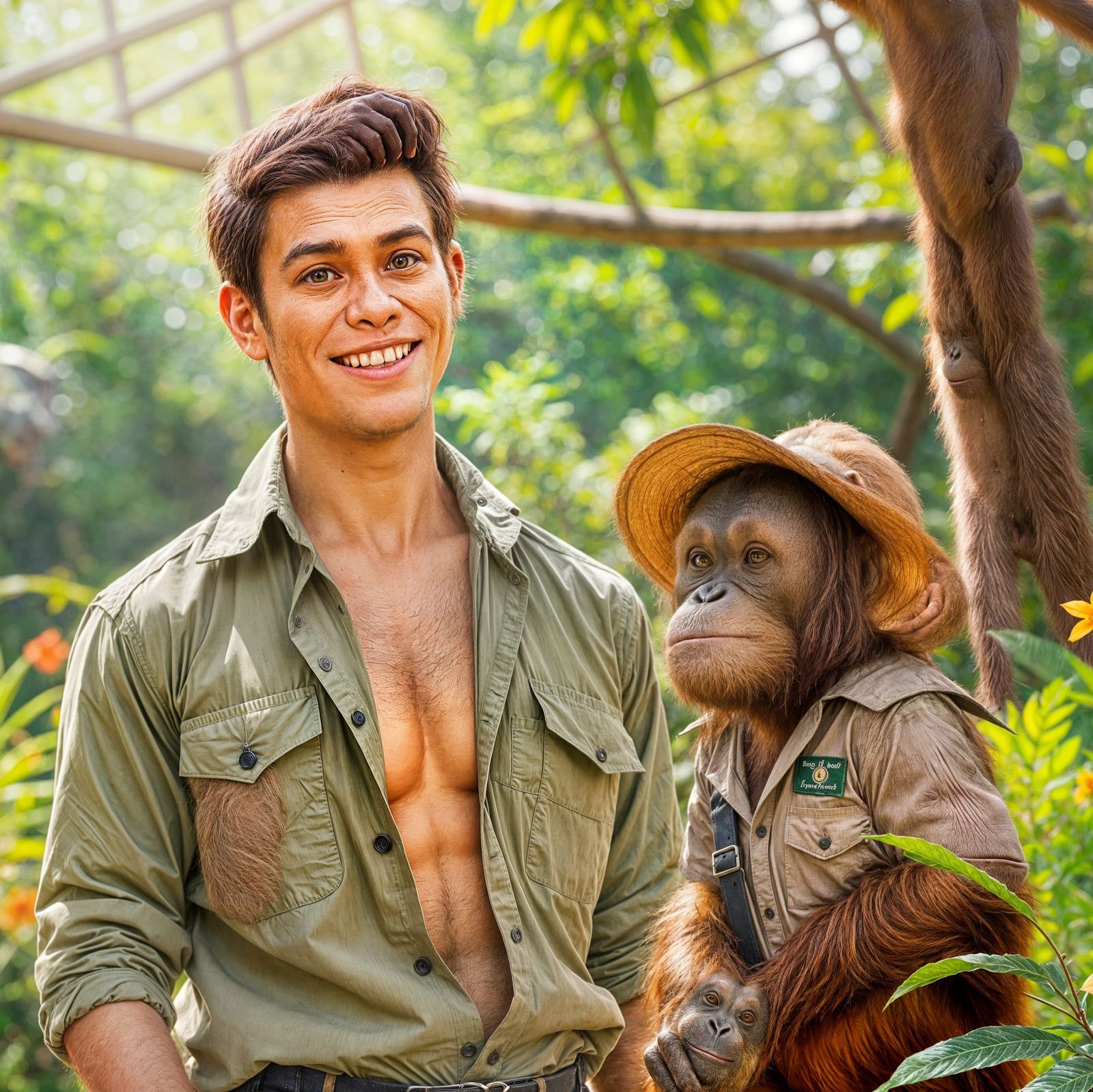 Intelligent Orangutan Discovers Zookeeper's Secret