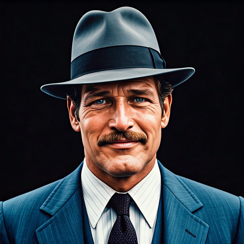 Paul Newman as Gondorff: A Cinematic Still