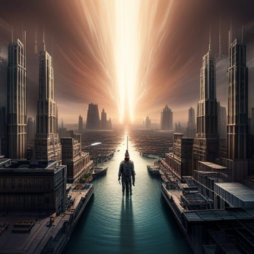 Epic Thunderbolts in Dramatic Digital Matte Painting