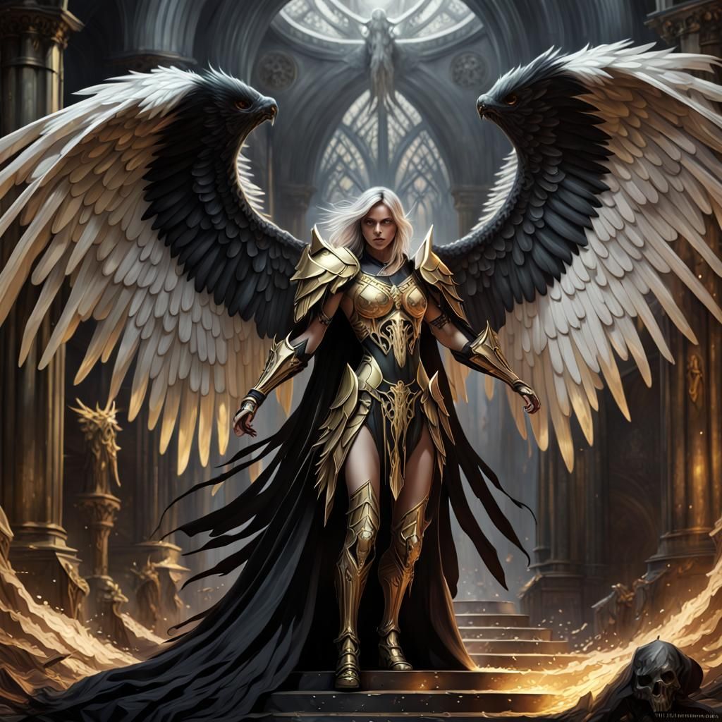 Deathpact Angel in Gold Armor