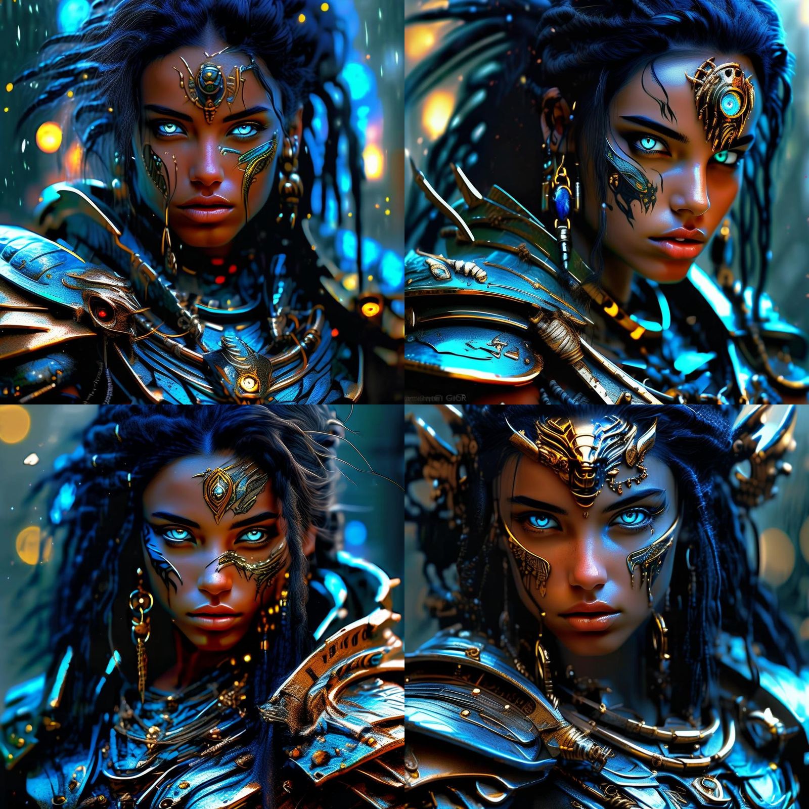 Tiger-Woman Hybrid on Microcosm Base