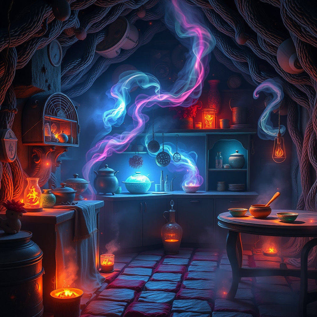 Mystical Witches' Kitchen of Luminous Energy