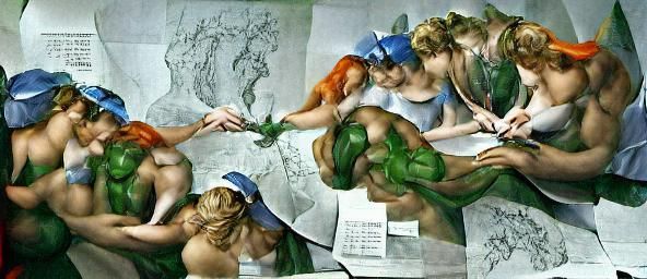 Pandora's Creation by Greek Gods: A Renaissance Vision