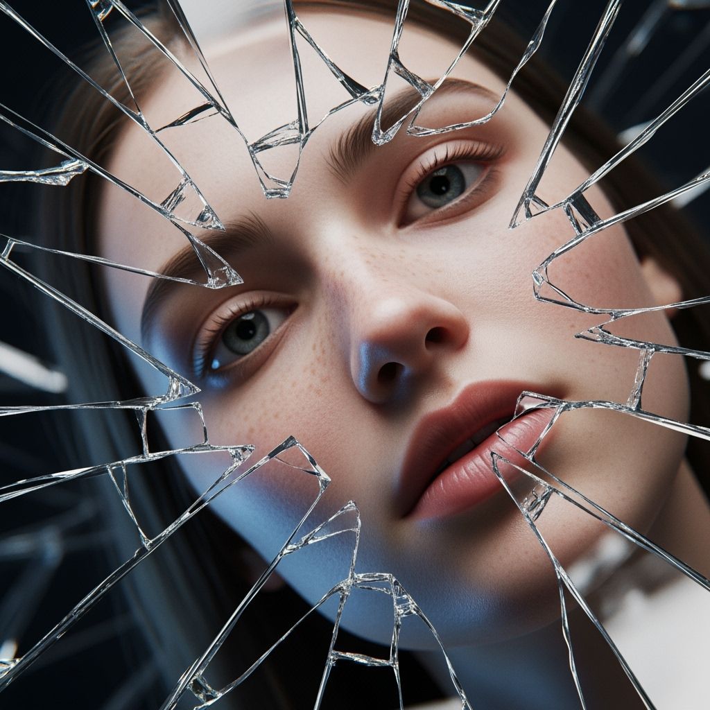 Ultra-detailed, hyper-realistic close-up portrait of a young...