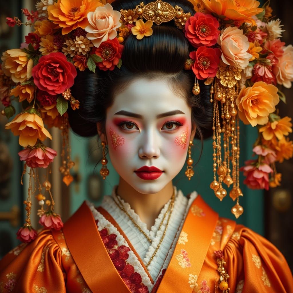 Baroque style, featuring “orange”