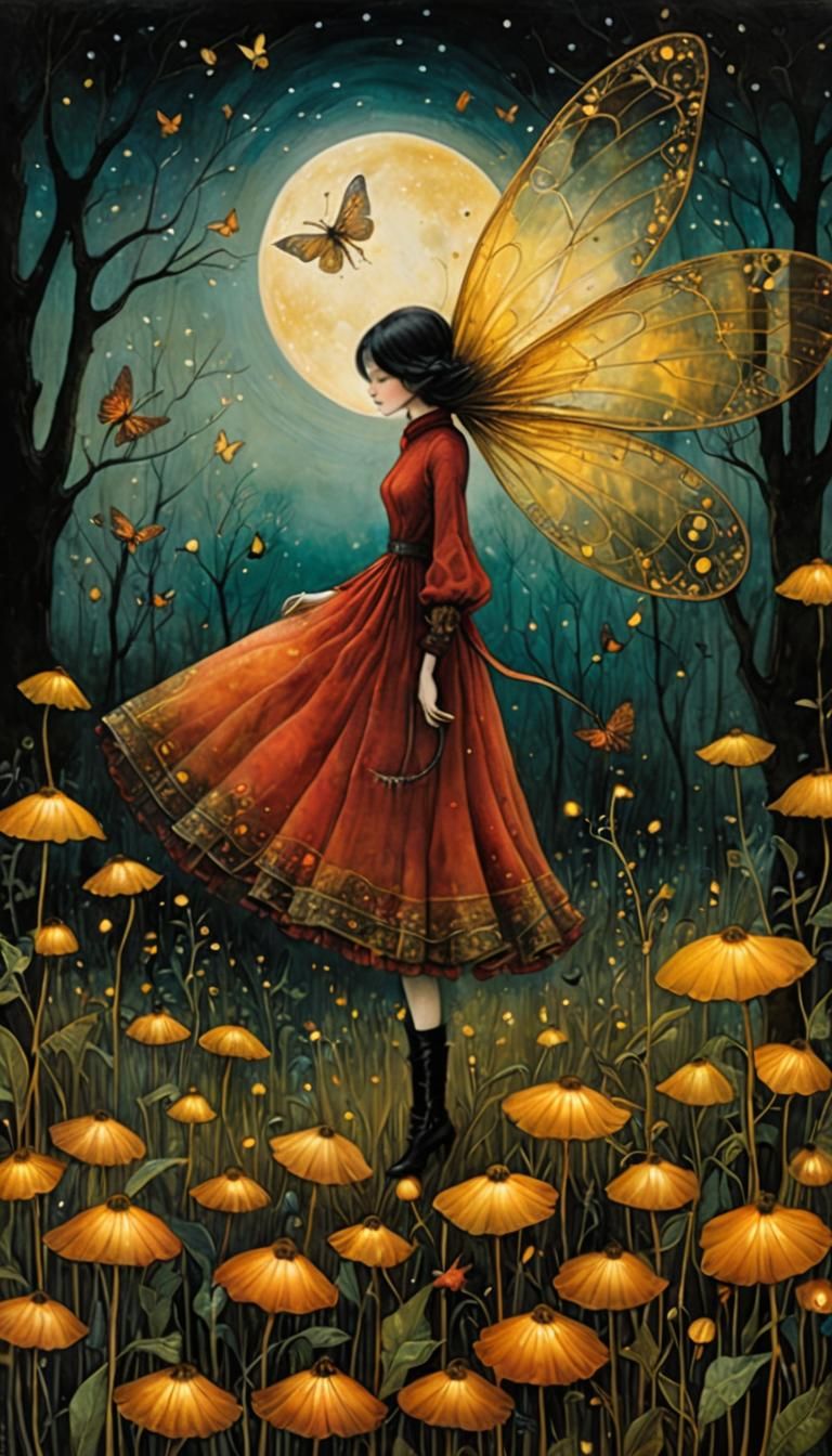 Flying with the fireflies