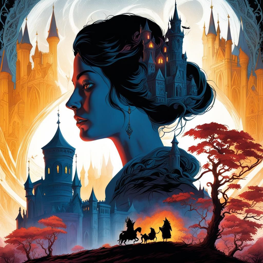 Sinister Sleeping Beauty Dark Fantasy Art