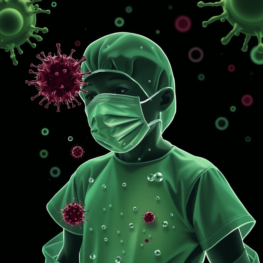 Abstract Depiction of Infectious Spread