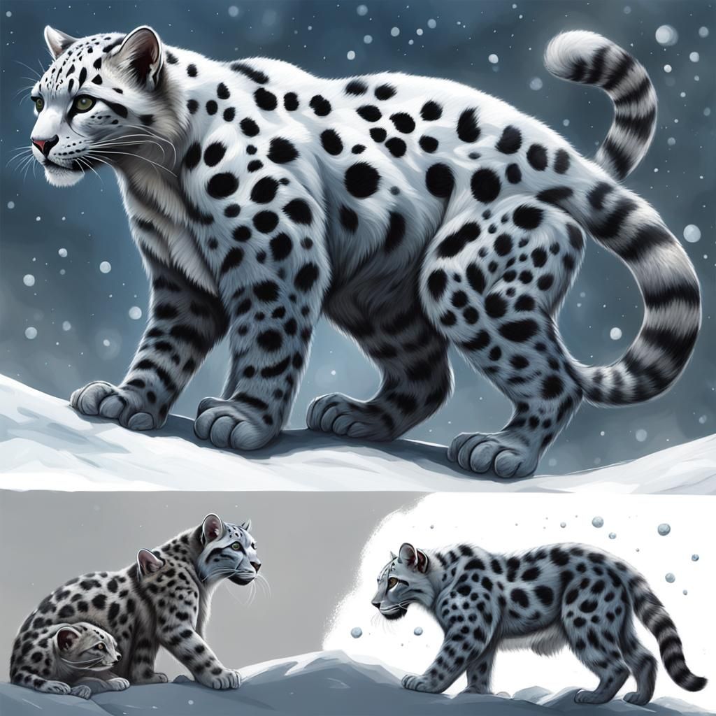Exoplanet Life: Clouded Leopard Xenobiology Concept Art