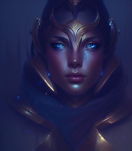 Fantasy Magic Knight Portrait in 8K Resolution