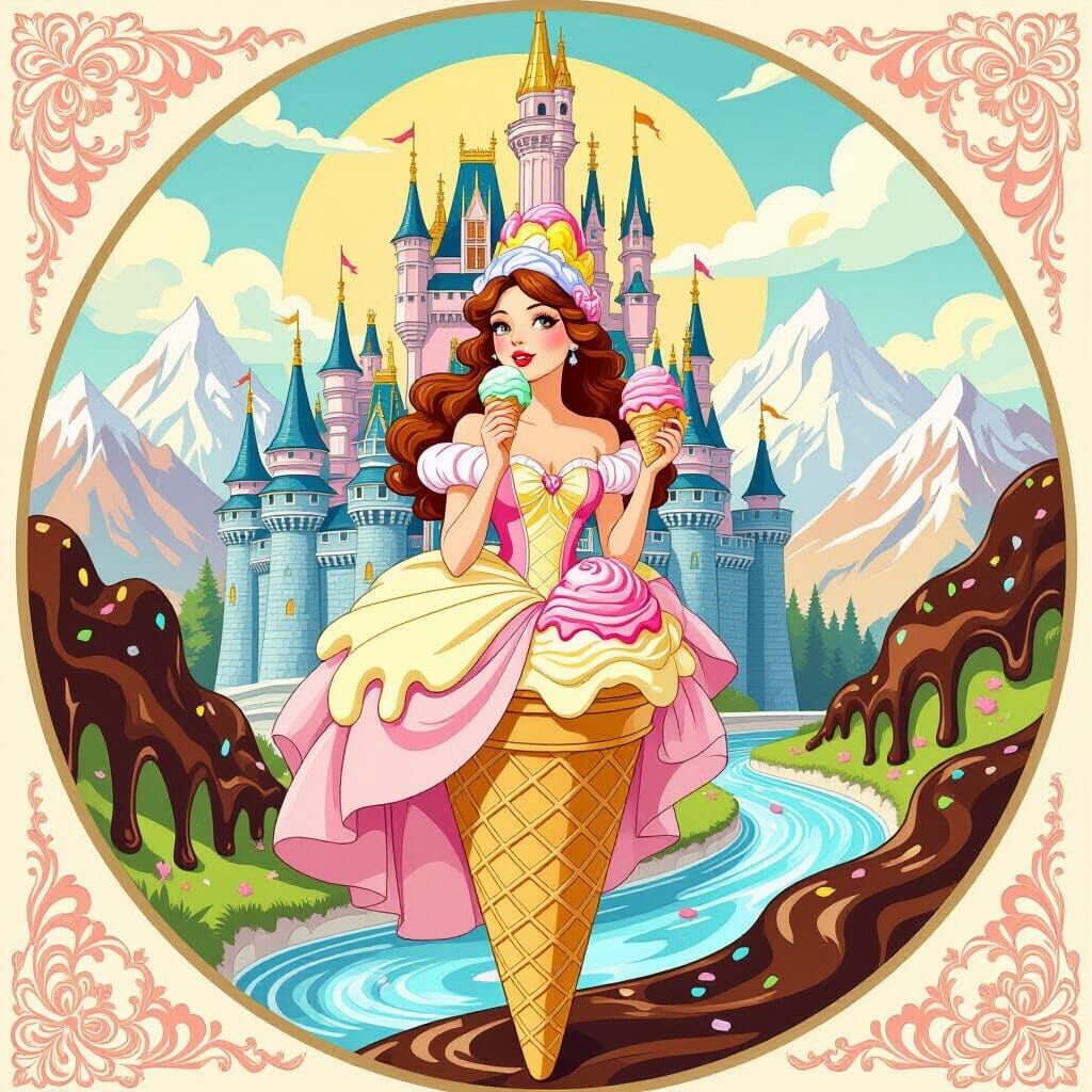 Ice Cream Princess in a Cone Kingdom