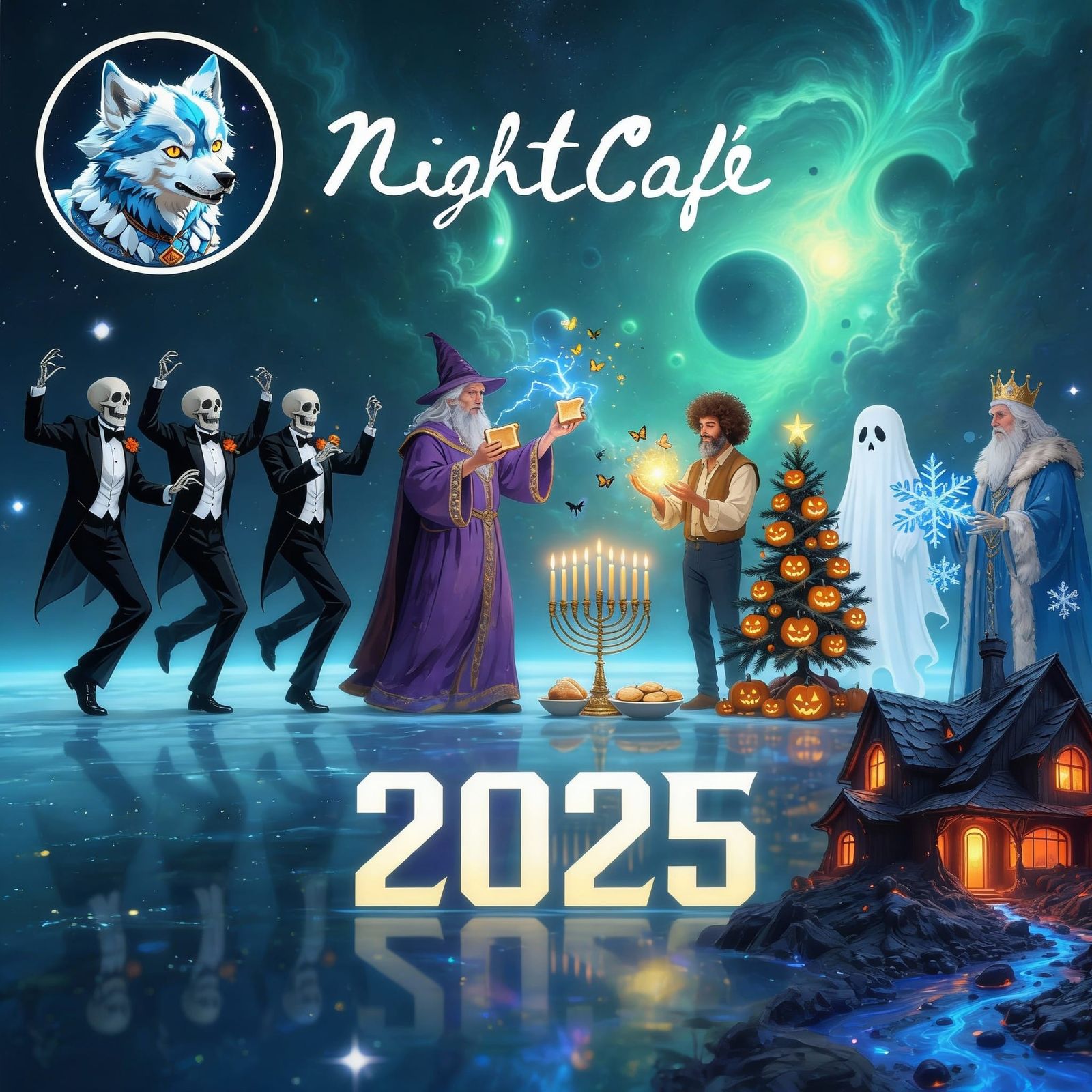 AI Art Collage: Best of 2025 Creations