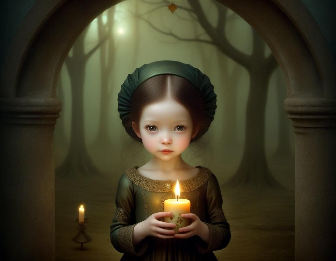 Candle lit