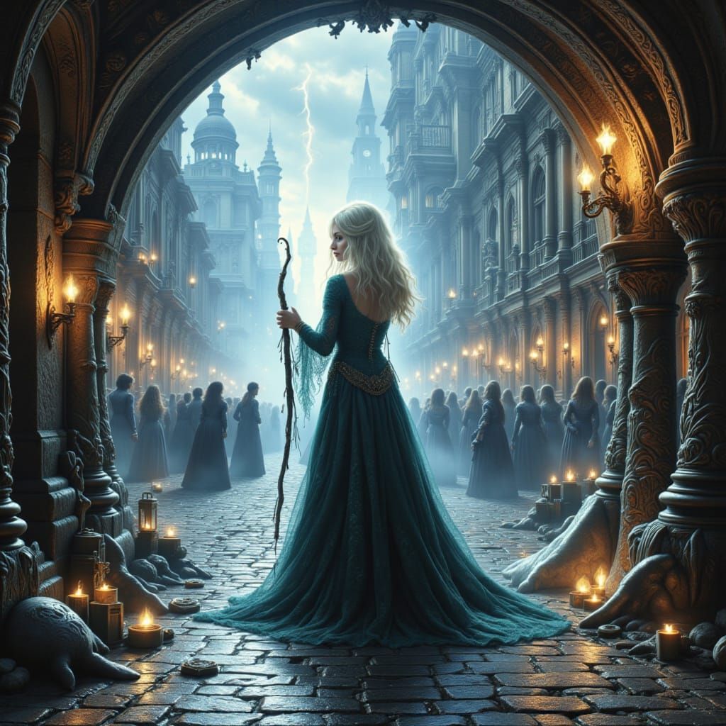 Epic Wizard Opens Portal from Middle Earth to Times Square