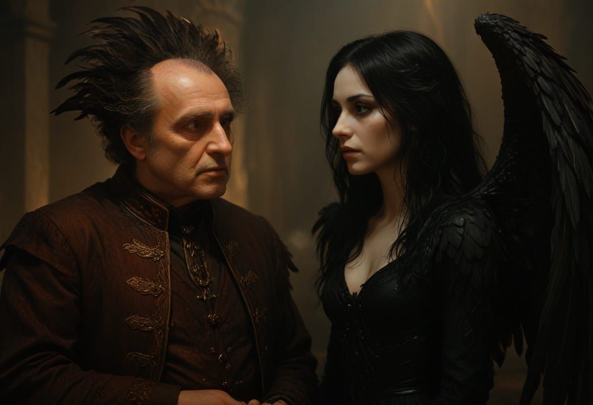 "Londo und der Dunkle Engel beim Plaudern..." - (Londo and t...