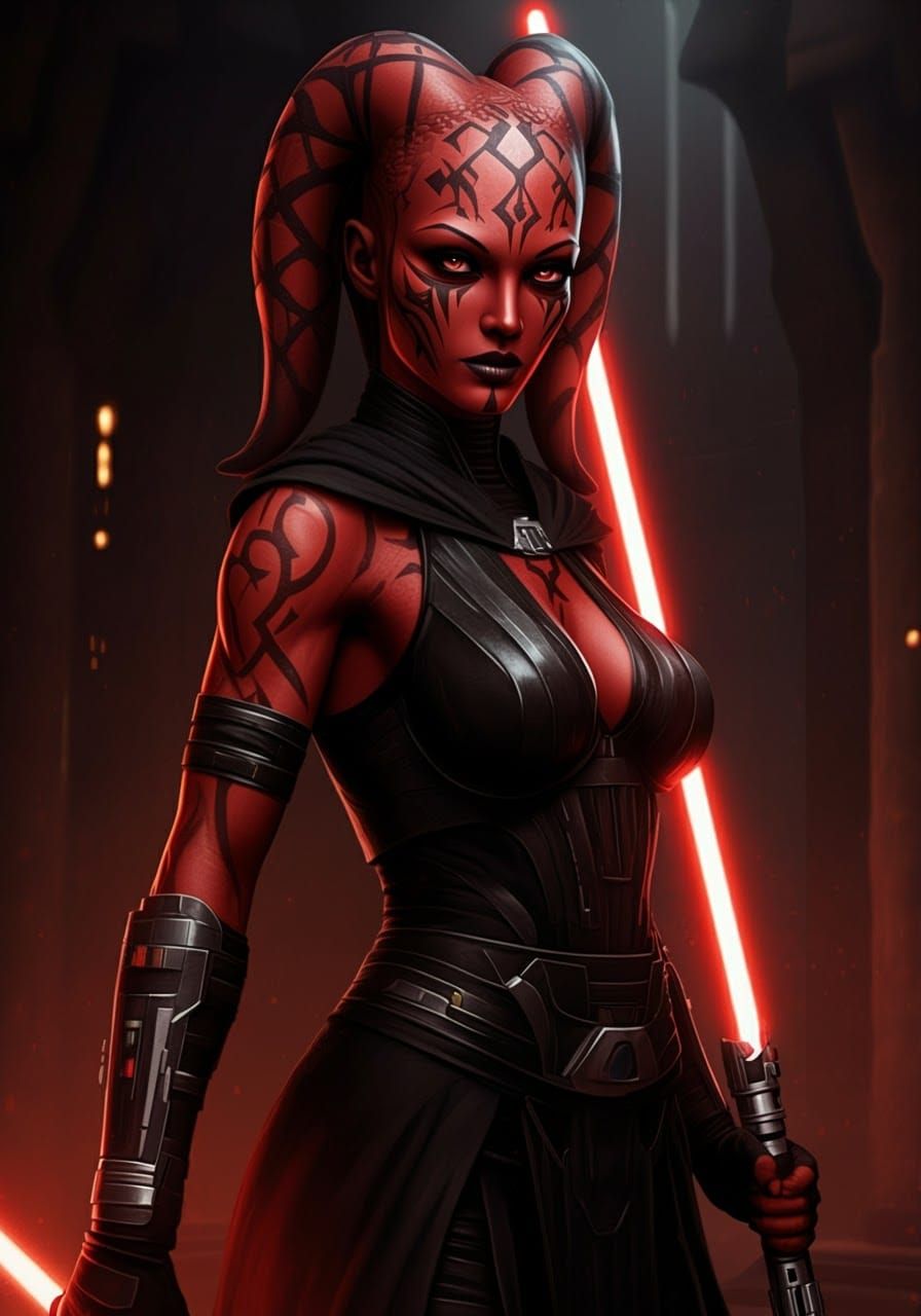 Darth Talon: Lethal Sith Assassin in Ancient Temple