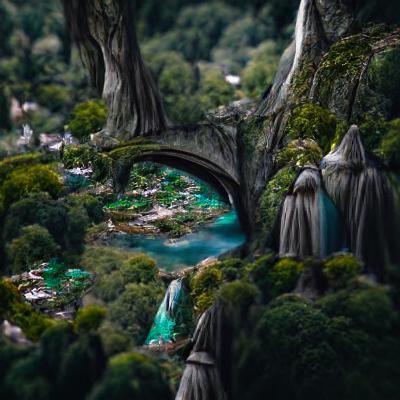 Elven City in Middle-earth in 8k Resolution
