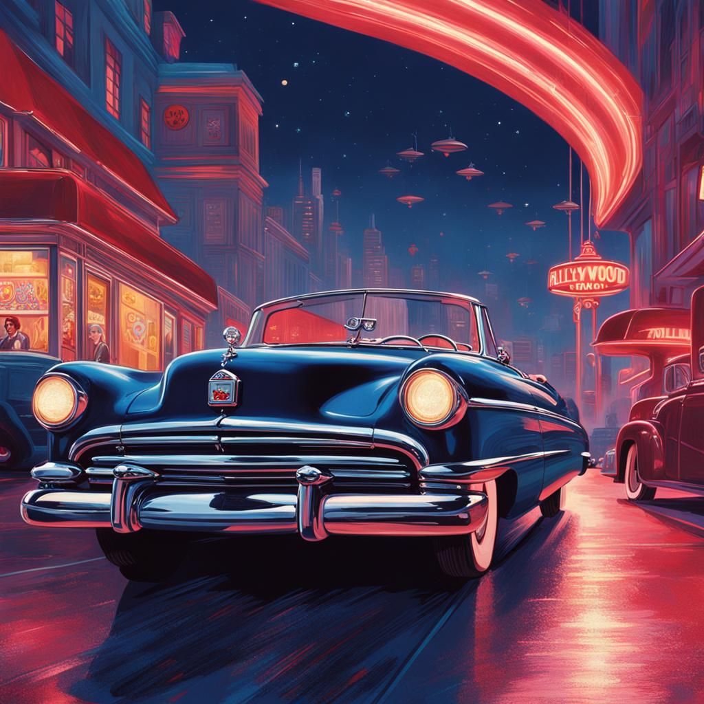 Lana Del Rey in Futuristic Retro Hollywood