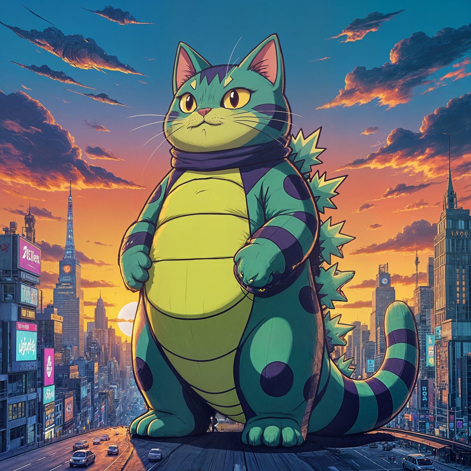 Catzilla: Giant Cat Roams City