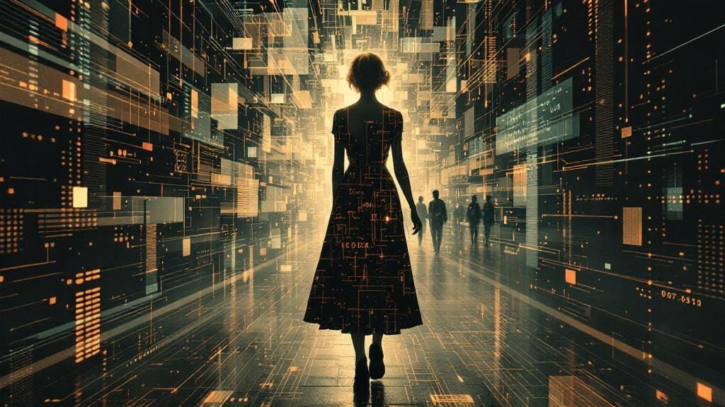 Glitch Art Fusion: Unveiling Digital Reality