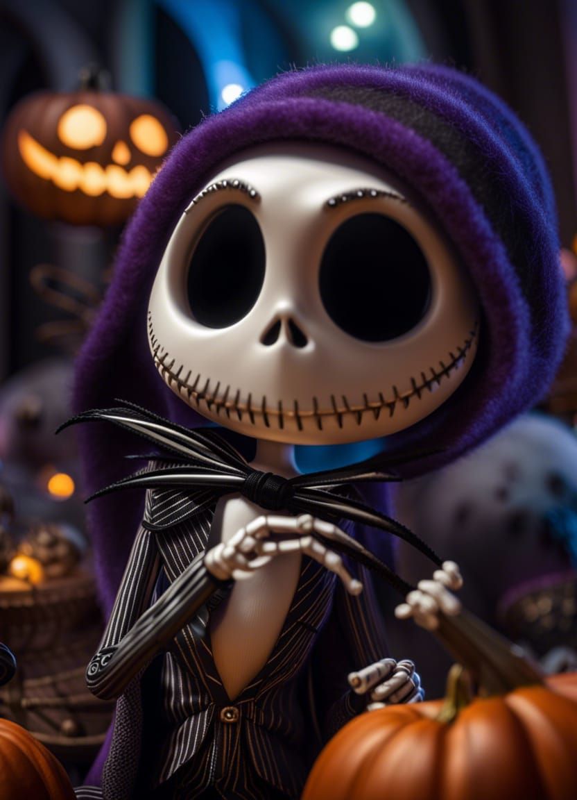 Jack Skellington as Santa Claus in Love
