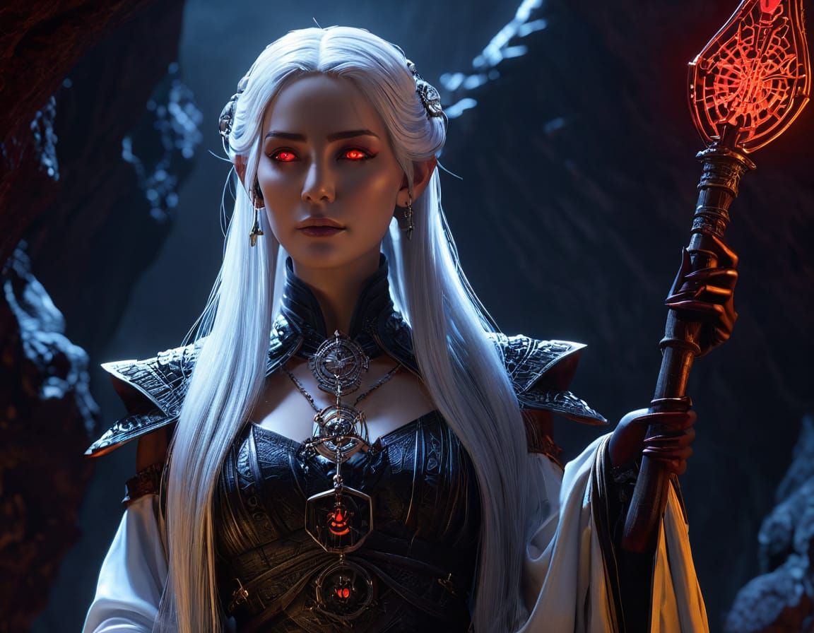 A powerful female arachne