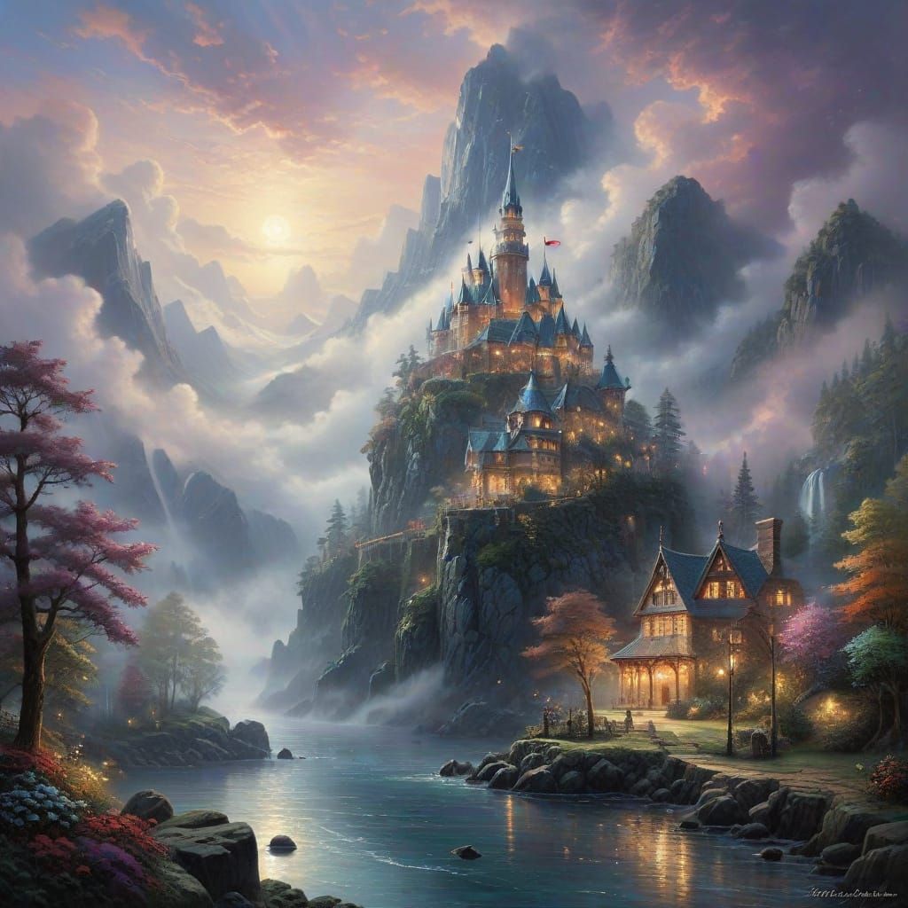 Majestic Ethereal Emperor Reigns Supreme in a World of Whisp...