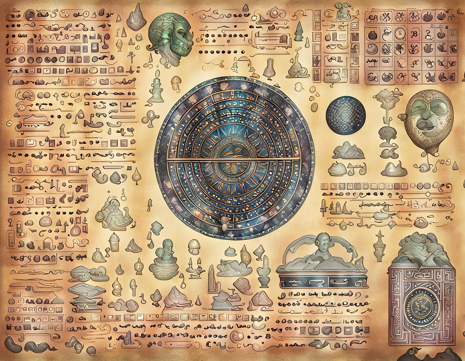 ancient alien script