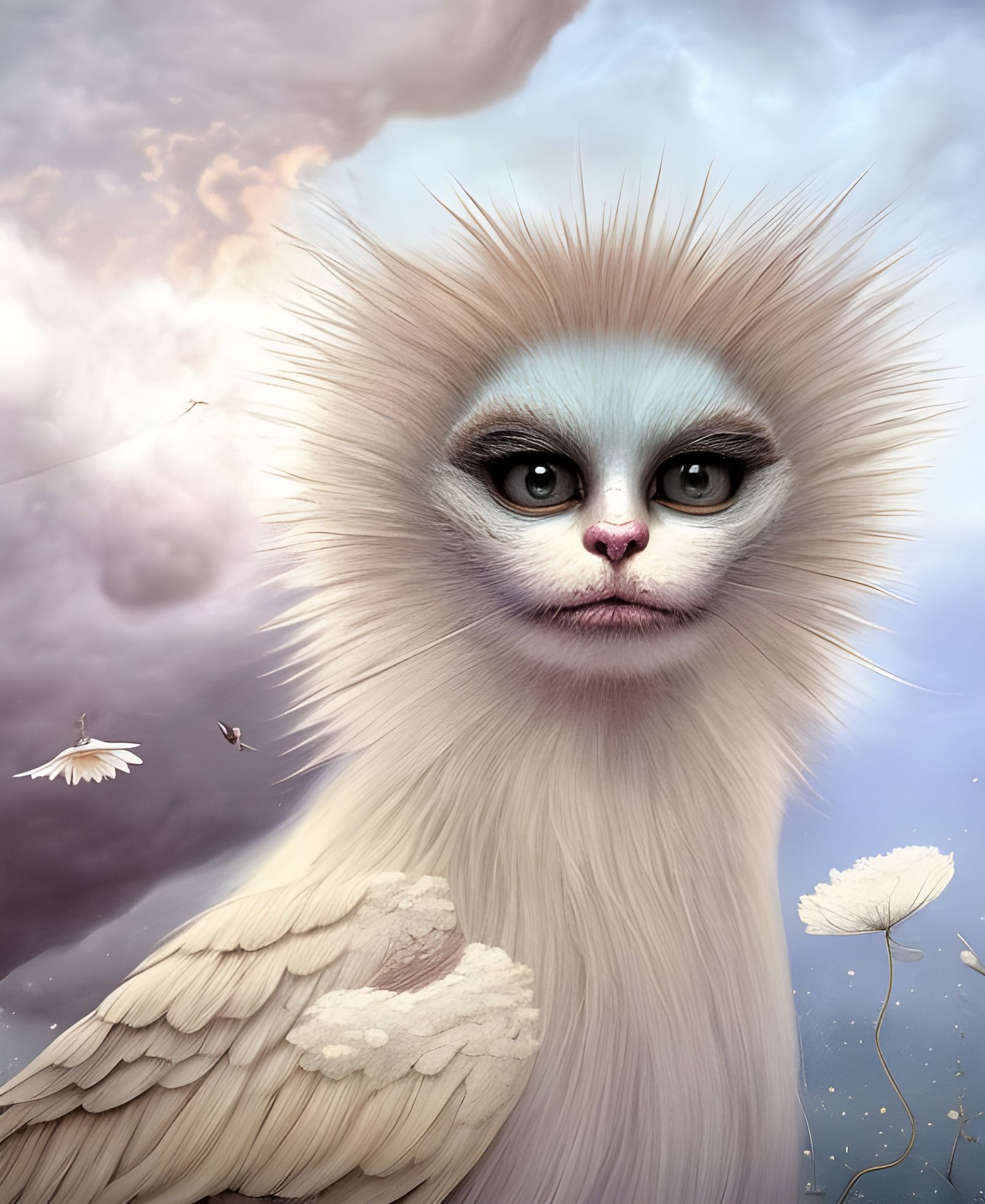 Magical Biological Dreamscape in Surreal Style