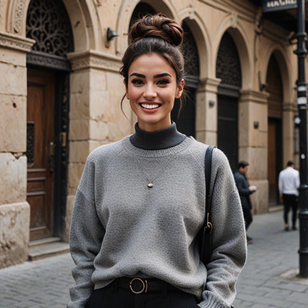 Girl in Middle Eastern-Inspired Updo