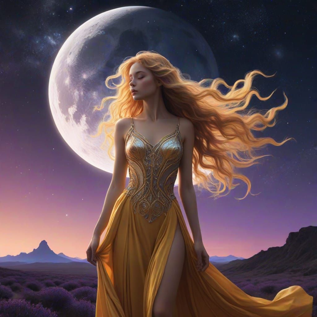 Surreal Goddesses of Celestial Harmony